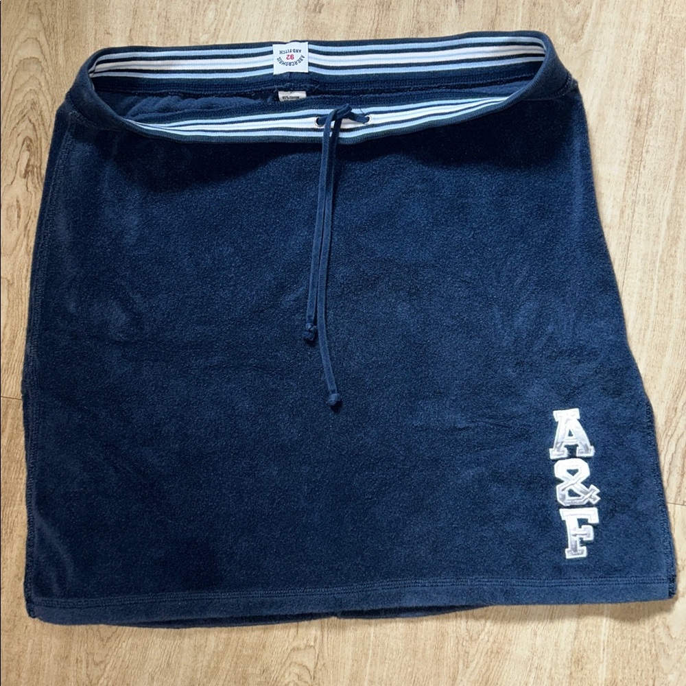 Abercrombie & Fitch Blue Terry Skirt